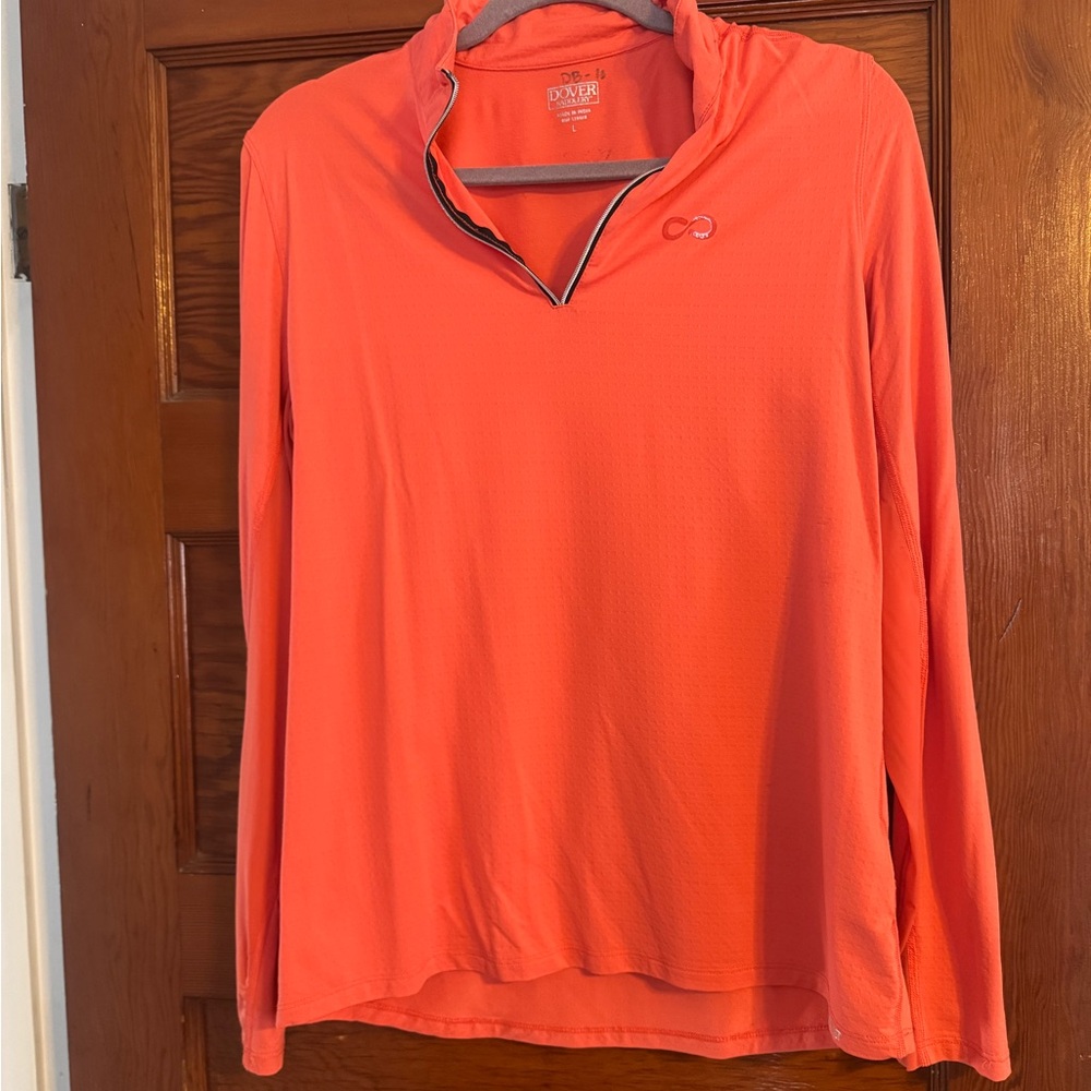 Orange Dover Quarter-Zip Sunshirt